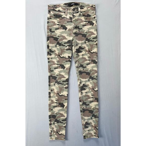 Hudson Denim - Hudson Barbara Super Skinny Stretch Denim Jeans. Washed Camo, Women's 25. GUC!